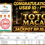 BUKTI JACKPOT KEMENANGAN TOGEL TOTO MACAU Rp. 10.500.000 DI SITUS JEBOLWD 21 Agustus 2026