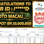 BUKTI JACKPOT KEMENANGAN TOGEL TOTO MACAU Rp. 10.000.000 DI SITUS JEBOLWD 20 Agustus 2026