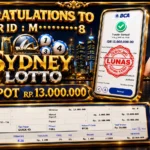 BUKTI JACKPOT KEMENANGAN TOGEL SYDNEY LOTTO Rp. 13.000.000 DI SITUS JEBOLWD 19 Agustus 2026