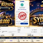 BUKTI JACKPOT KEMENANGAN TOGEL SYDNEY LOTTO Rp. 13.000.000 DI SITUS JEBOLWD 13 Agustus 2026