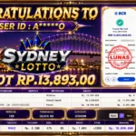 BUKTI JACKPOT KEMENANGAN TOGEL SYDNEY LOTTO Rp. 13.893.000 DI SITUS JEBOLWD 14 Agustus 2026